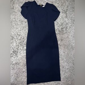 Calvin Klein Tulip Sleeve Navy dress size 4